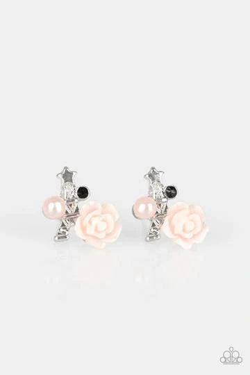 Earrings - Eiffel Tower and Roses